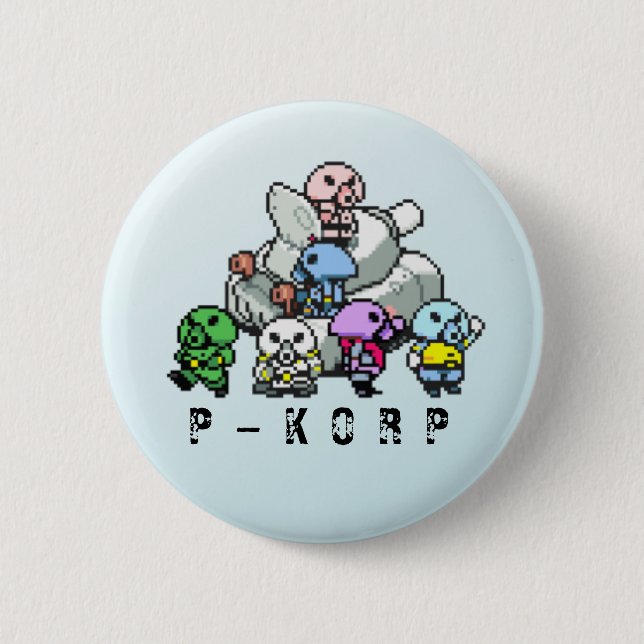 P-KORP Mutter-Knopf Button (Vorderseite)
