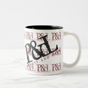 ‚P&L‘ ZWEIFARBIGE TASSE