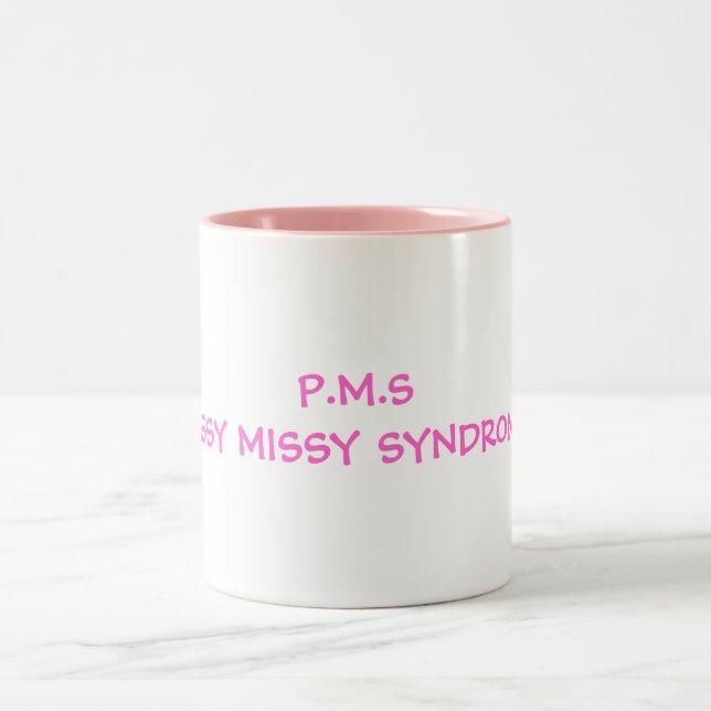 P.M.SPISSY MÄDCHEN-SYNDROM ZWEIFARBIGE TASSE (Mittel)