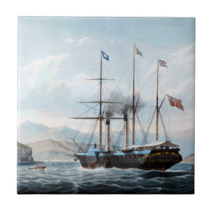 P&O-Dampfschiff Bentinck 1844 Fliese