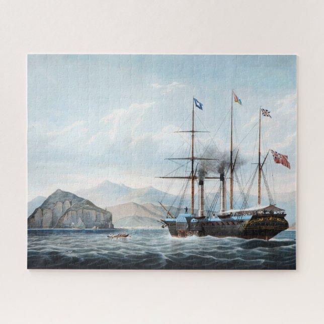 P&O-Dampfschiff Bentinck 1844 Puzzle (Horizontal)