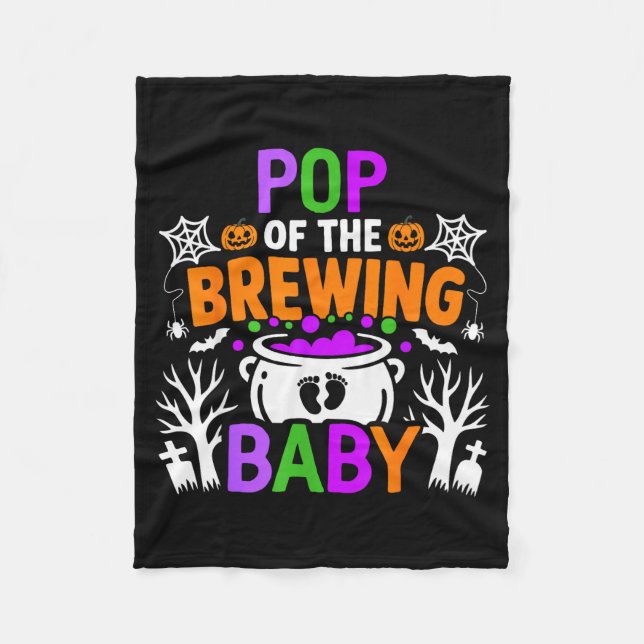 P Of The Brewing Baby Halloween Costume  Fleecedecke (Vorderseite)