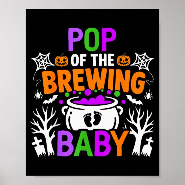 P Of The Brewing Baby Halloween Costume  Poster (Vorne)