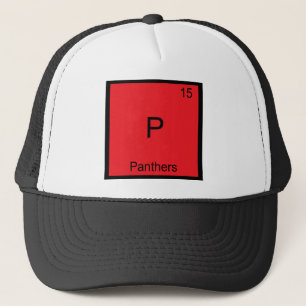 P - Panthers Funny Element Chemistry Symbol T-Shir Truckerkappe