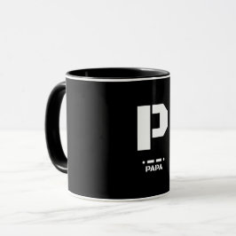 P(Papa) NATO Phonetischer Alphabet & Morse Code Tasse