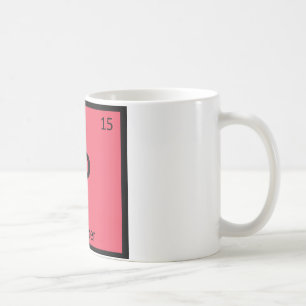 P - Paprika-Gemüse-Chemie-Periodensystem Tasse