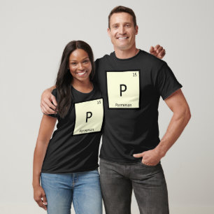 P - Parmesan Cheese Chemistry Periodic Table T-Shirt