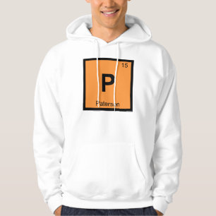 P - Paterson New Jersey Chemistry Periodic Table Hoodie