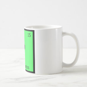 P - Peloneuestes Dinosaur Chemie Periodensystem Tasse