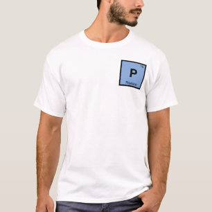 P - Periodisches Tabellensymbol der Poseidon-Gott- T-Shirt