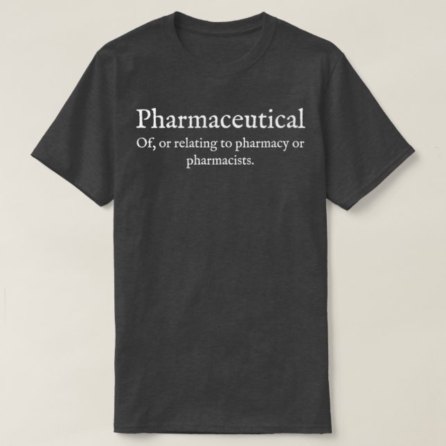 P Pharmakovigilanz Ihres Wörterbuchs 615 Pharmakov T-Shirt (Design vorne)
