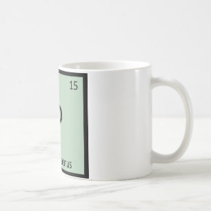 P - Plesiosaurus Dinosaur Chemie Periodensystem Tasse