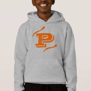 P   Polierter Pressenserif Monogramm Crewneck Hoodie