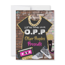 P Retro 90er Hip Hop Pink|Gold