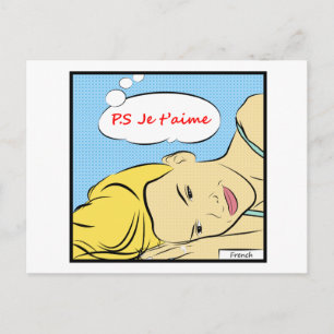 P.S Je t'aime Postkarte