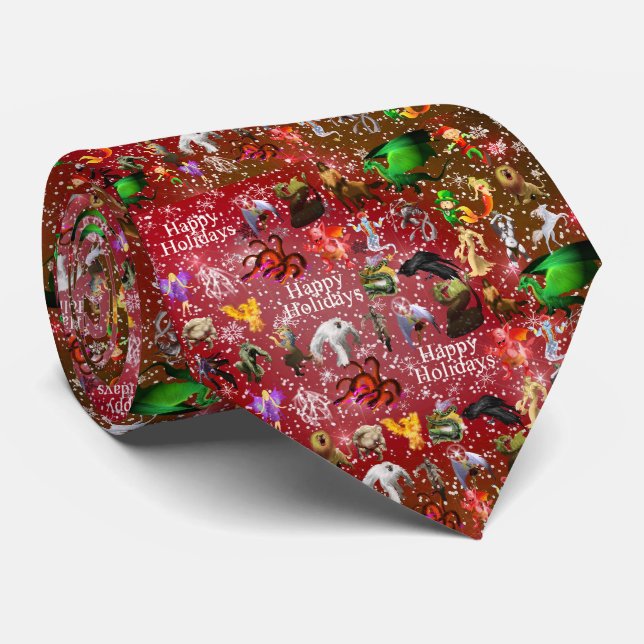 P steht für Phoenix-Weihnachtskrawatte (cran.) Krawatte (Gerollt)