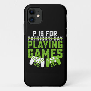 P steht für Spiele spielen Gamer Gaming St. Patric Case-Mate iPhone Hülle