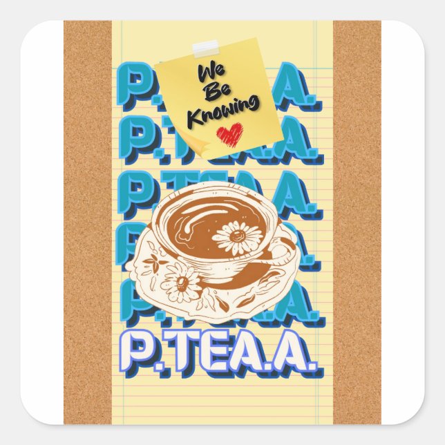 P-Tea-A Aufkleber (Vorderseite)