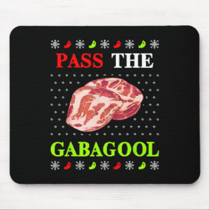 P The Gabagool Tacky hässliche Weihnachten für Män Mousepad