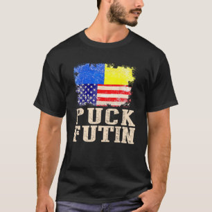 P Uck Fu Tin Meme I Stand mit Ukraine L T-Shirt