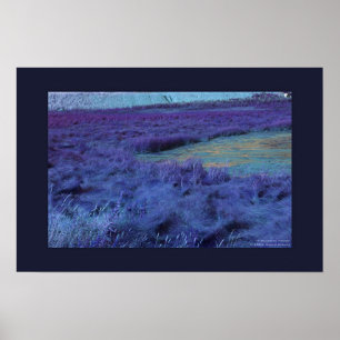 P unten im Indigo Poster