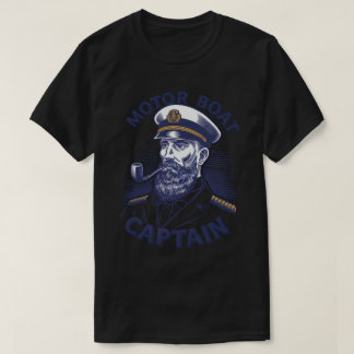 PA12 Funny Motor Boat Kapitän Funny Boat Classic T-Shirt