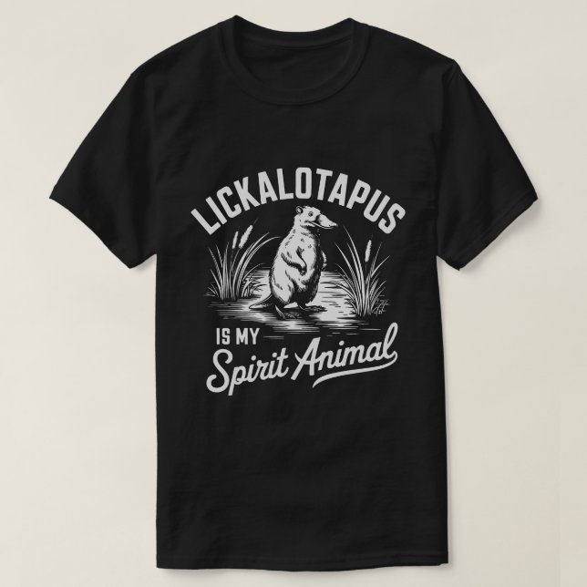 PA19 - Lickalotapus ist mein Geist Tier Meme Funny T-Shirt (Design vorne)