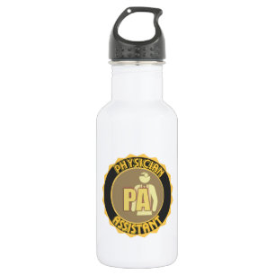 PA-ARZT-ASSISTENTEN-LOGO EDELSTAHLFLASCHE
