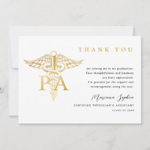 PA Caduceus Abschluss Danke