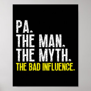 Pa der Mann der Mythos Der D beeinflussen Coolen W Poster
