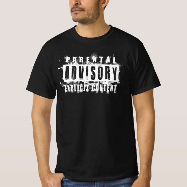 PA expliziter Content T - Shirt (Vorderseite)