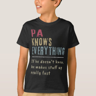 Pa Know Alles - Großopfer-Geschenk T-Shirt