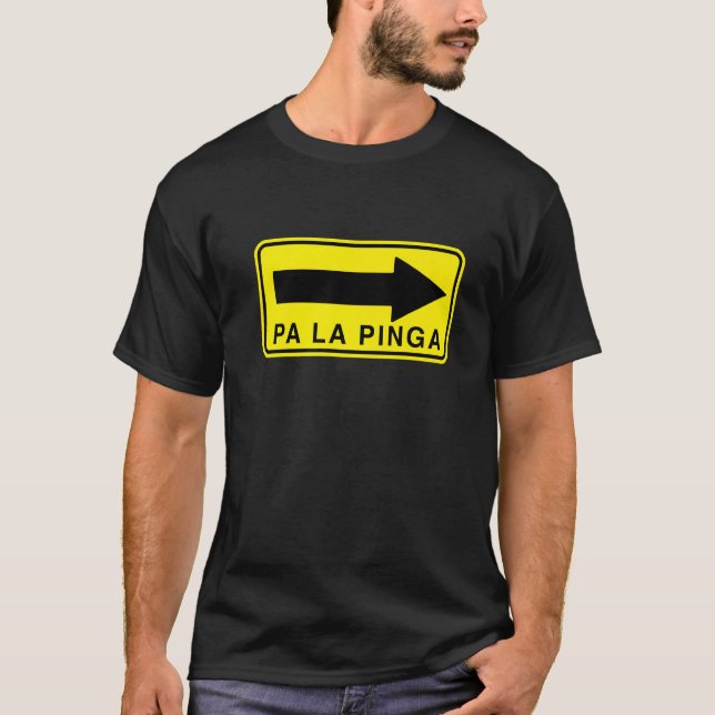 Pa La Pinga Kuba Miami Hialeah T-Shirt (Vorderseite)