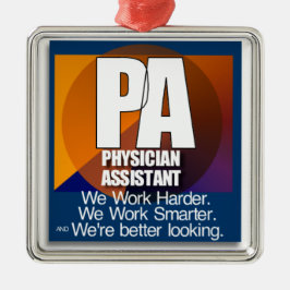 PA-MOTTO ARBEITEN WIR SCHWERER INTELLIGENTERES ORNAMENT AUS METALL