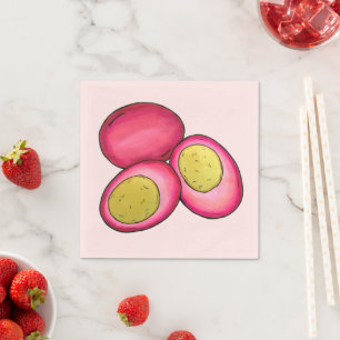 PA Niederländische Lebensmittel gepflückte, hartge Serviette