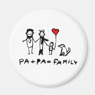 Pa + Pa = Familie Magnet