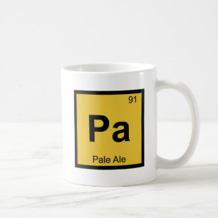 Pa - Pale Ale Bier Chemie Periodensystem Symbol Tasse
