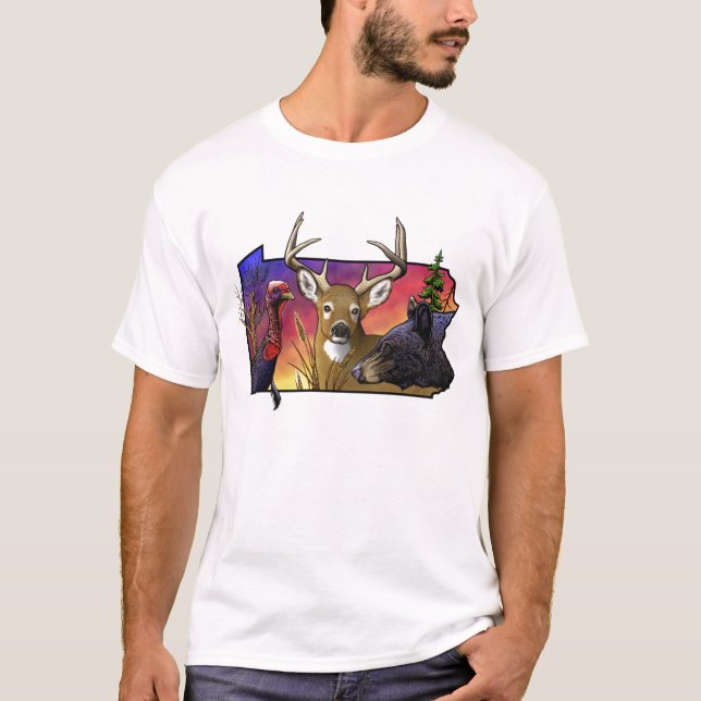 PA-Spiel-Tiere T-Shirt (Vorderseite)