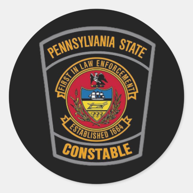 PA State Constable Stickers (Vorderseite)