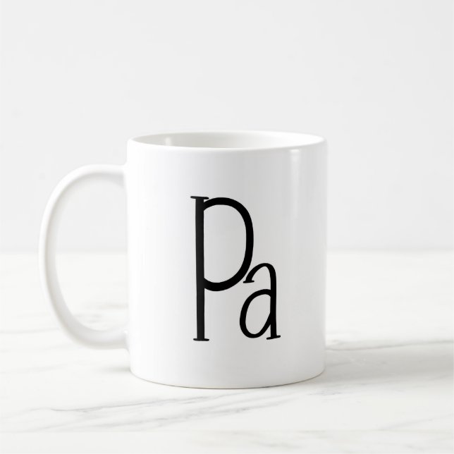 "PA" Tasse (Links)