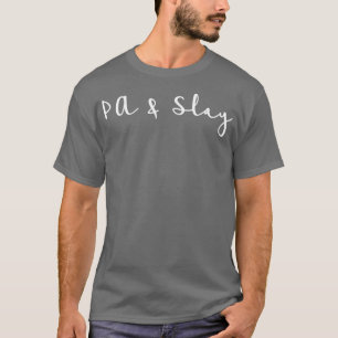 PA und Slay in Weiß T-Shirt