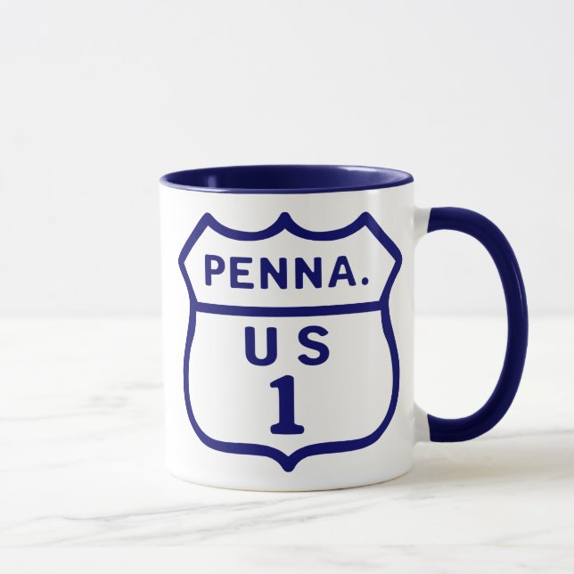 PA/US Landstraßen-Weg 1 Tasse (Rechts)
