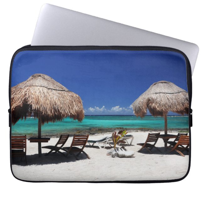 Paa Mul Strand Laptopschutzhülle (Vorderseite)