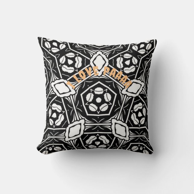 Paaa Unique Luxury Living Throw Kissen (Vorderseite)