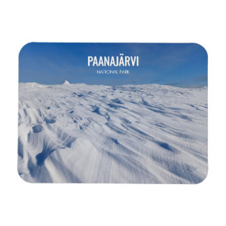 Paanajarvi Nationalpark Winter Schneelandschaft Magnet