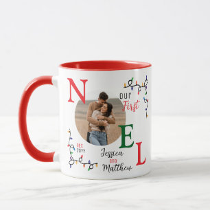 Paar 1. Weihnachten Festliches Foto-Andenken Tasse