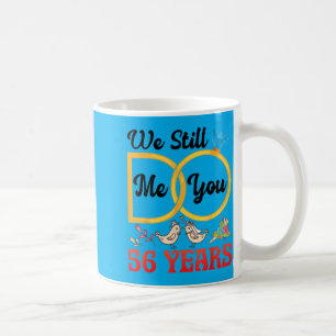 Paar 56. Hochzeitstag 56 Jahre verheiratet Kaffeetasse
