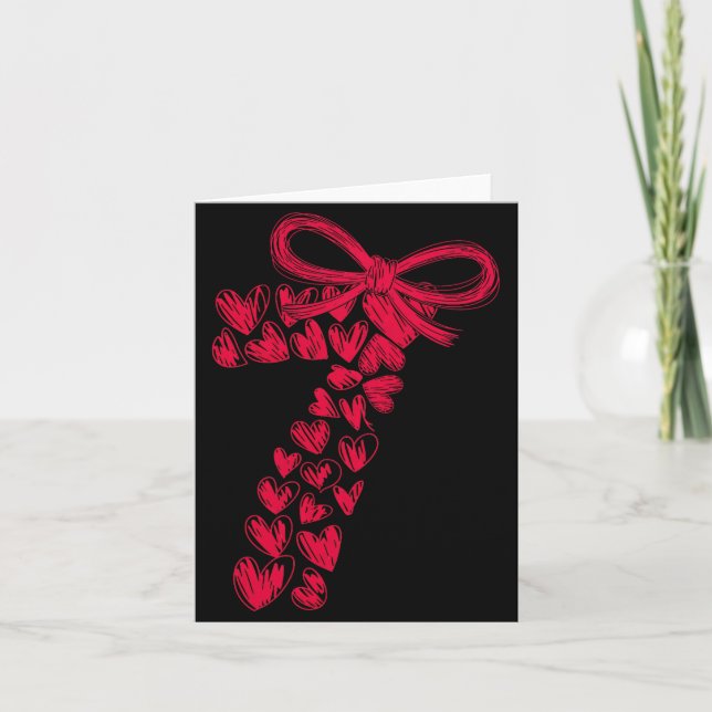 Paar 7 67 - Süße Sechs Sieben Herzen Passende 67 V Karte (Vorderseite)