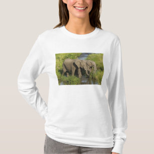 Paar afrikanischer Elefanten Masai Mara T-Shirt