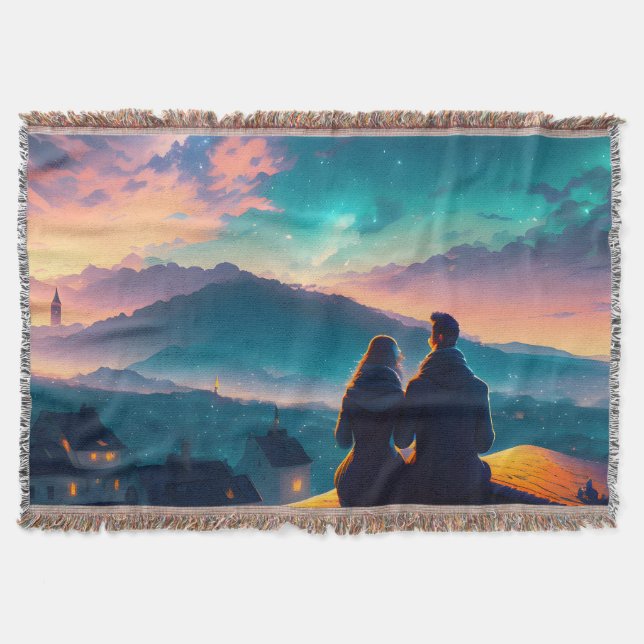 Paar auf dem Dach Decke (Vorderseite)